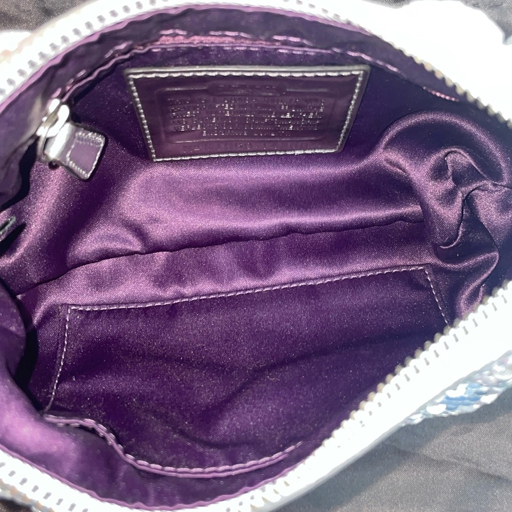 NWOT Coach Poppy ‘Occasion’ Sequin Shoulder Bag - Picture 8 of 11